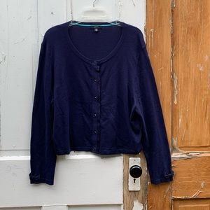 IMNYC Navy Cardigan Size XL